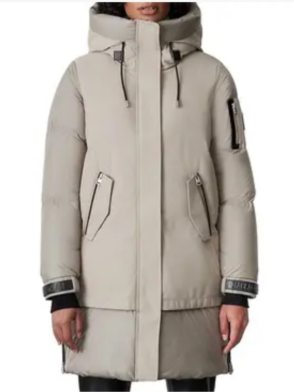 Mackage Women’s Inari light khaki Puffer Coat Size Large NWT